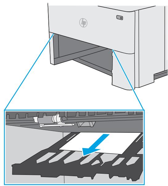HP M507X - Elimination des bourrages papier dans l'unité d'impression recto verso—13.CX.XX, 13.DX.XX - 3