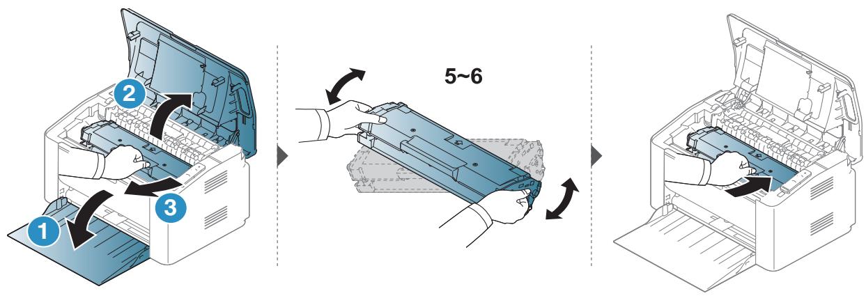 HP 107R - Redistribution du toner - 3