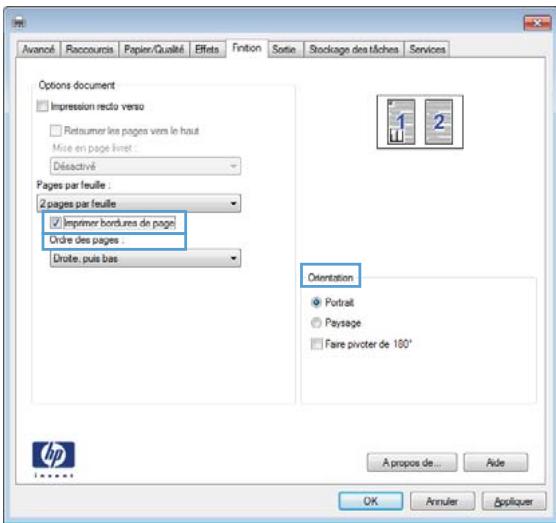 HP M601 - Impression de plusieurs pages par feuille avec windows - 5