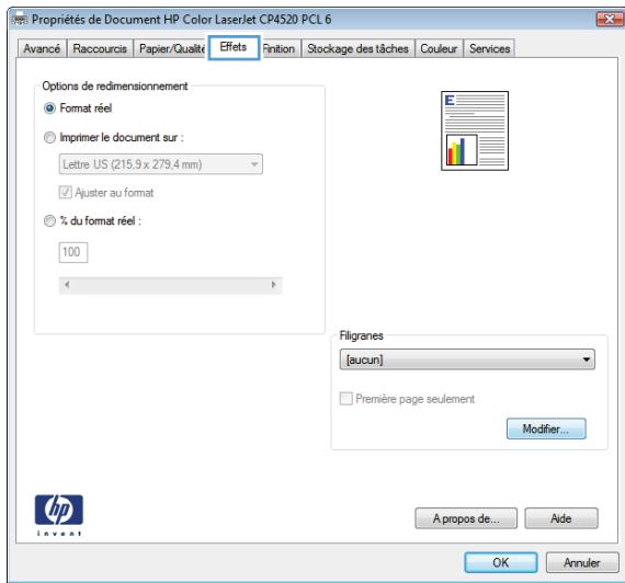 HP M601 - Ajuster un document à la page avec windows - 3