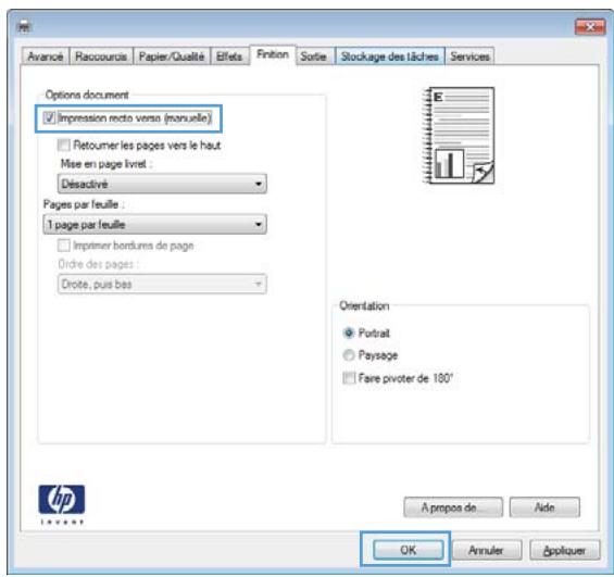 HP M601 - Impression des deux côtés (recto verso) avec windows - 5