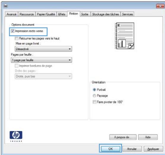 HP M601 - Impression automatique des deux côtés avec windows - 5