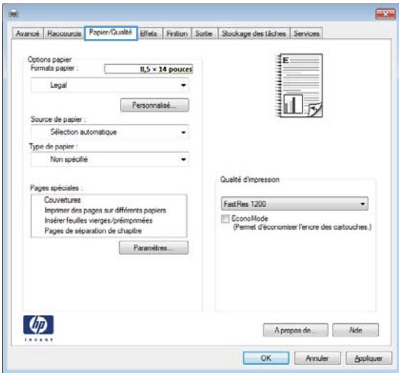 HP M601 - Impression sur du papier spécial, des étiquettes ou des transparents avec windows - 3