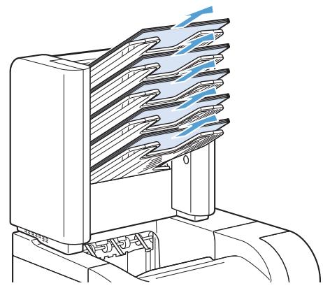 HP M601 - Suppression des bourrages dans la trieuse 5 bacs en option - 1