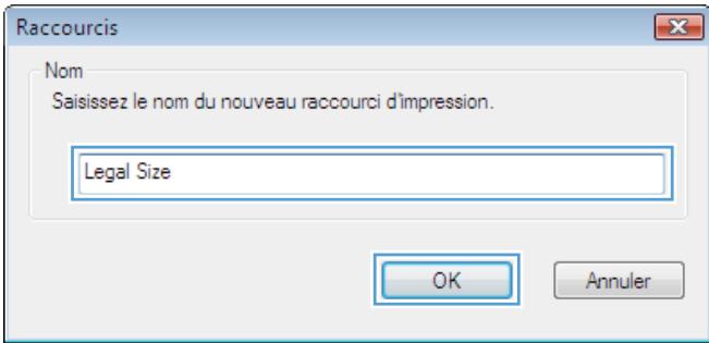 HP M601 - Création des raccourcis d'impression - 7