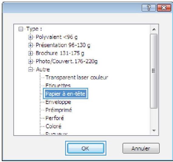 HP M601 - Tâches d'impression supplémentaires sous windows - 7