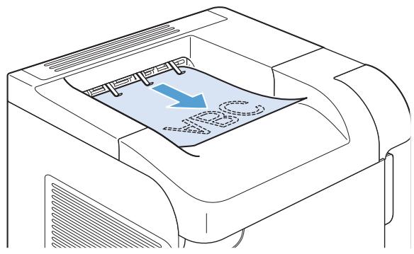 HP M601 - Impression vers le bac de sortie supérieur (standard) - 1