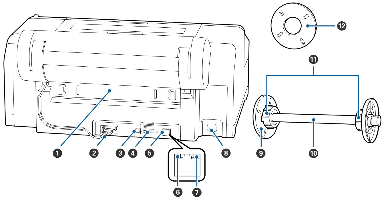 EPSON SC-P5000 - Arrière/Axe - 1