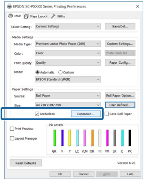 EPSON SC-P5000 - Configuration des paramètres dans Windows - 2