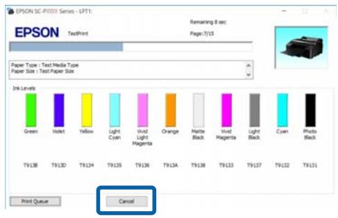 EPSON SC-P5000 - Annulation de l'impression (Windows) - 1
