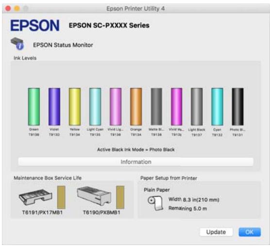 EPSON SC-P5000 - Fonctions Epson Printer Utility 4 - 2