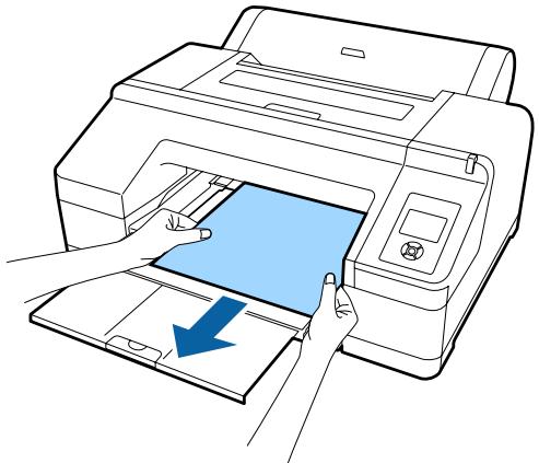 EPSON SC-P5000 - Comment éjecter le papier - 3