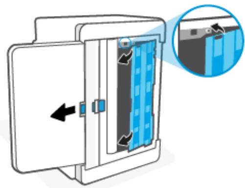 HP M209DW - Suppression des bourages papier dans le socle de l'imprimante - 3