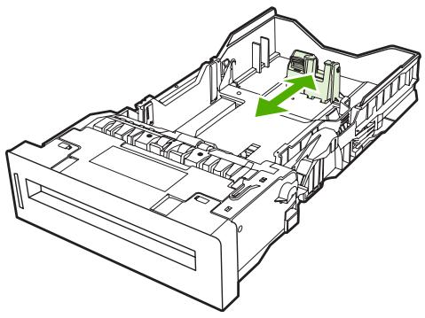 HP LASERJET COLOR 4700N - Chargement de supports de format standard détectable dans le bac 2 et dans les bacs facultatifs - 4