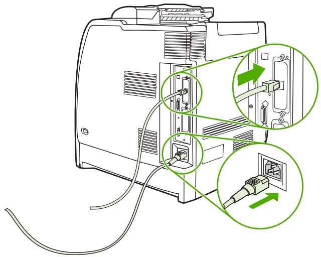 HP LASERJET COLOR 4700N - Pour installer une carte de serveur d'impression HP Jetdirect - 8