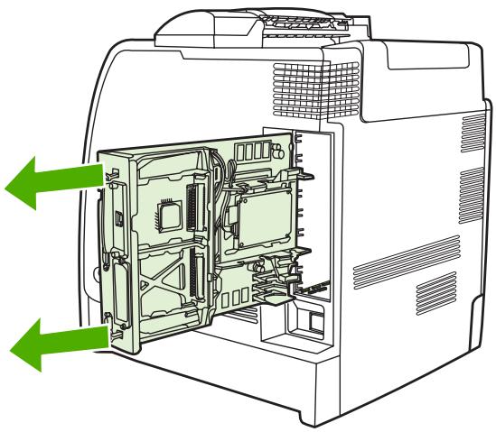 HP LASERJET COLOR 4700N - Installation d'une carte mémoire Flash - 6