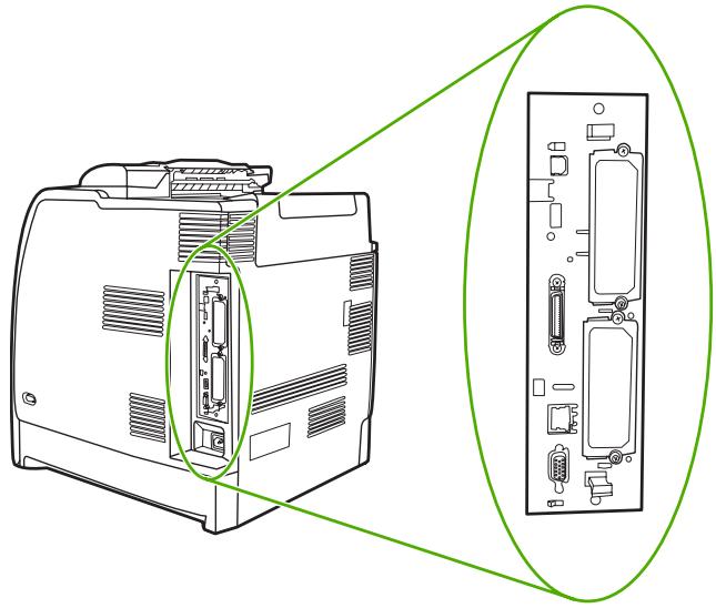 HP LASERJET COLOR 4700N - Installation d'une carte mémoire Flash - 4