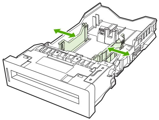 HP LASERJET COLOR 4700N - Chargement de supports de format standard non détectable dans le bac 2 et dans les bacs facultatifs - 5