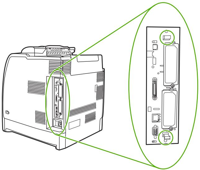 HP LASERJET COLOR 4700N - Installation d'une carte mémoire Flash - 5