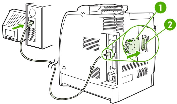 HP LASERJET COLOR 4700N - Configuration parallèle - 1