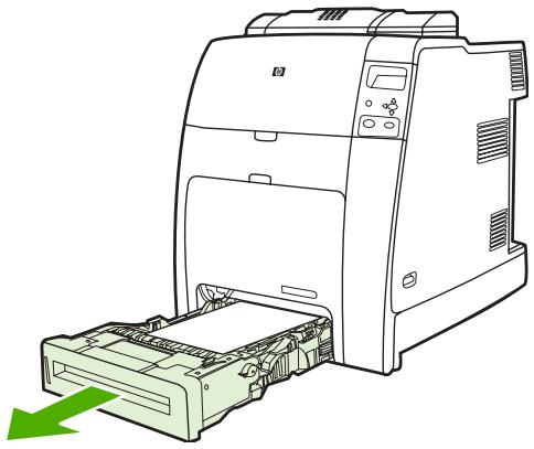 HP LASERJET COLOR 4700N - Chargement de supports de format standard détectable dans le bac 2 et dans les bacs facultatifs - 3
