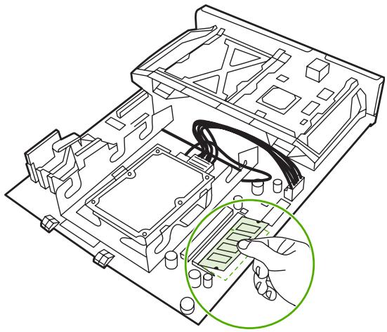 HP LASERJET COLOR 4700N - Installation d'un disque dur - 14