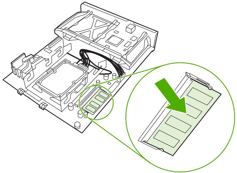 HP LASERJET COLOR 4700N - Installation d'un disque dur - 15
