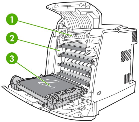 HP LASERJET COLOR 4700N - Repérage des fournitures - 1