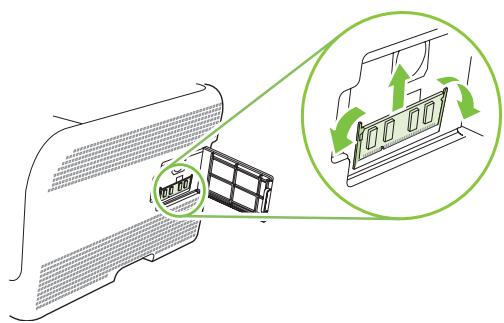 HP LASERJET CP1515N - Installation de la mémoire et des modules DIMM de polices - 2