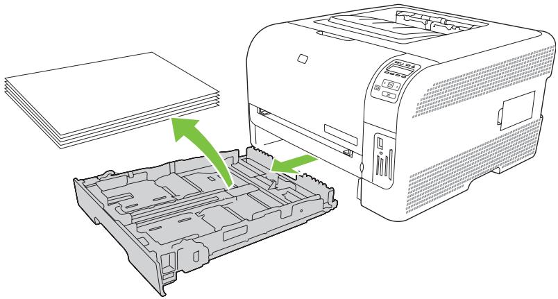 HP LASERJET CP1515N - Chargement du Bac 2 - 1