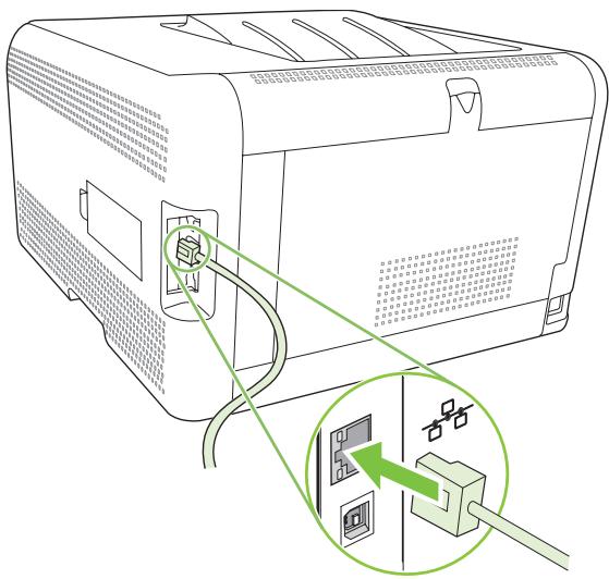 HP LASERJET CP1515N - Connexion réseau - 1