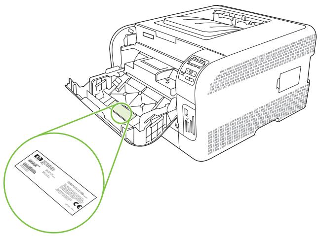 HP LASERJET CP1515N - Numérodeschemeletdesérie - 1