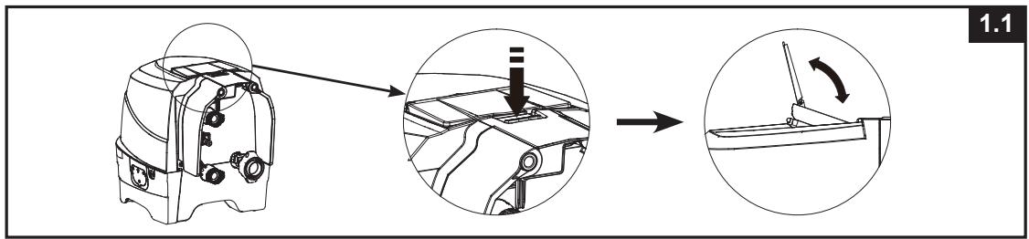 ROSIERES RTS9DCX/H - Réglage du panneau de contrôle du jacuzzi - 1