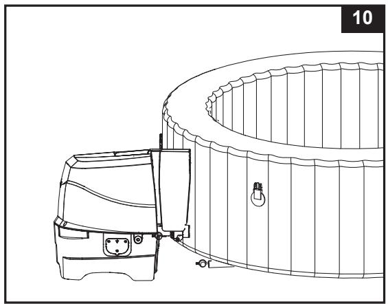 ROSIERES RTS9DCX/H - Installer l'unité de contrôle du spa - 2