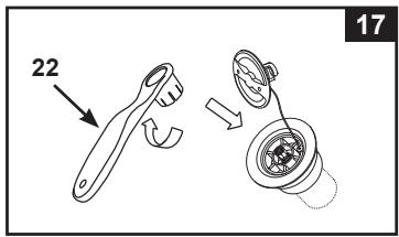ROSIERES RTS9DCX/H - Fixation de la valve du spa - 1