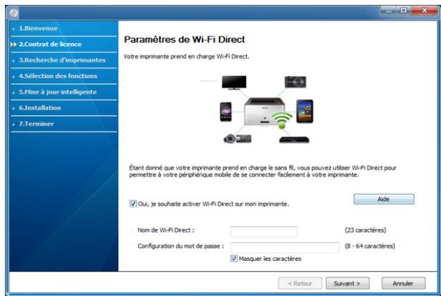 SAMSUNG XPRESS C480W - Configuration du réseau sans fil - 1