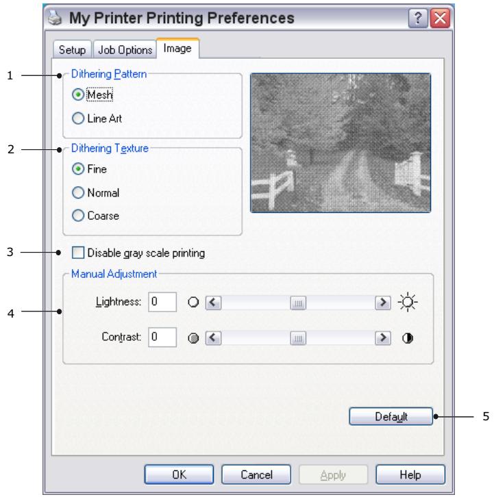 OKI B401D - Onglet Image - 1