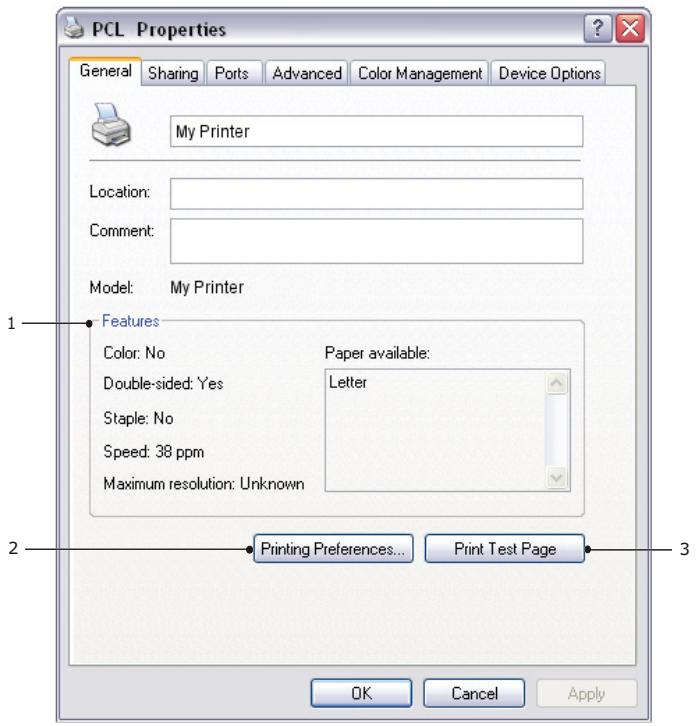 OKI B401D - Onglet Général - 1
