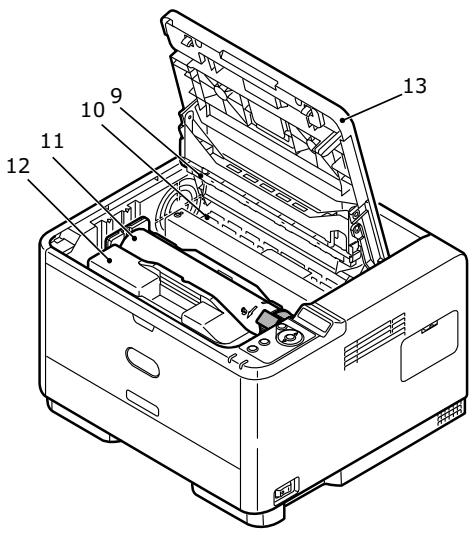 OKI B401D - ÉLÉMENTS DE L'IMPRIMANTE - 2