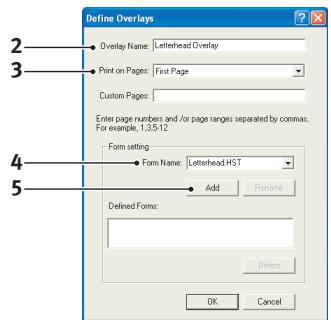 OKI B401D - DEFINITION DES SUPERPOSITIONS - 1