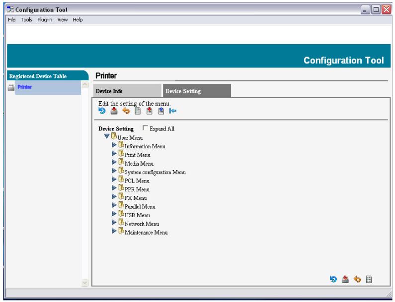 OKI B401D - FONCTIONS DE MENU - 1