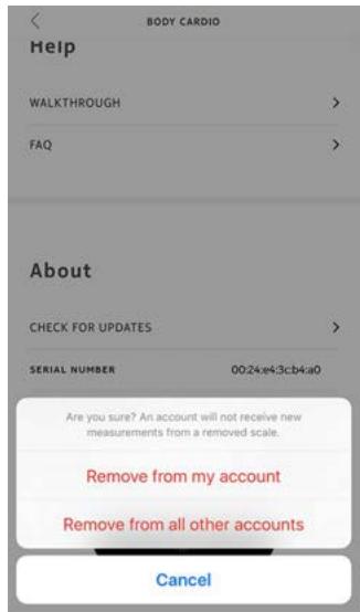 NOKIA BODY CARDIO - Dissocier votre Nokia Body Cardio ne supprime aucune donnée synchronisée depuis l'app Nokia Health Mate®. - 3