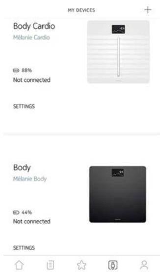 NOKIA BODY CARDIO - Modification de la configuration de votre Nokia Body Cardio - 1