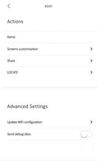 NOKIA BODY CARDIO - Touchez Localisation de votre balance. - 1