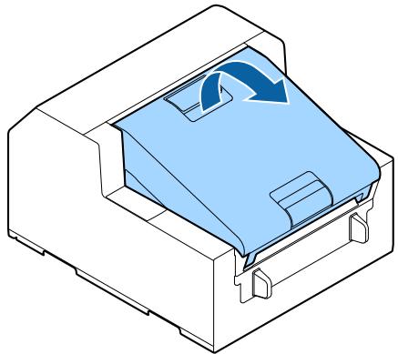 EPSON COLORWORKS CW-C6000PE - Ouvrez le couvercle du papier. - 1