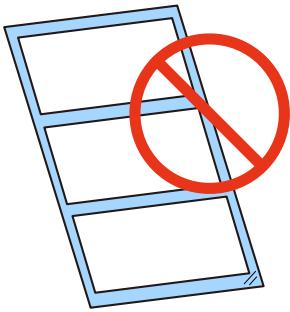 EPSON COLORWORKS CW-C6000PE - Papier ne pouvant pas etre utilise - 4