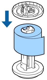 EPSON COLORWORKS CW-C6000PE - Chargement du papier (modèle coupe-papier automatique - approvisionnement de l'intérieur) - 3