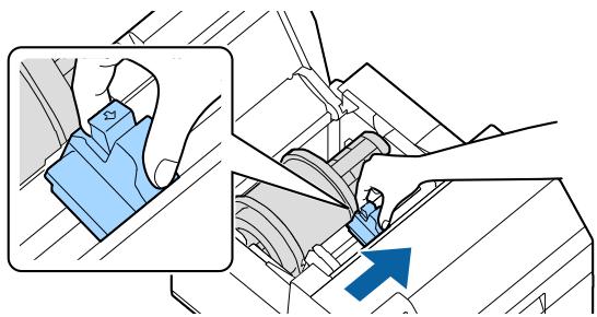 EPSON COLORWORKS CW-C6000PE - Chargement du papier (modèle dérouleur - approvisionnement de l'intérieur) - 5