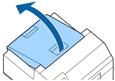 EPSON COLORWORKS CW-C6000PE - Chargement du papier (modèle dérouleur - approvisionnement de l'intérieur) - 1