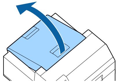 EPSON COLORWORKS CW-C6000PE - Chargement du papier (modèle coupe-papier automatique - approvisionnement de l'intérieur) - 1